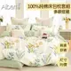 【Albert家居】台灣製 100%精梳純棉枕套床包組- (單人/雙人/加大 均一價 多款任選)