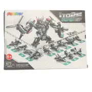 BIZNESMEN STEM Robot Building Kit - 577 Pieces 25-in-1 Construction Toy Set