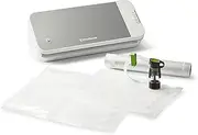 [FoodSaver] VS2150 Vacuum Sealing System, Food Vacuum Sealer, White/Silver