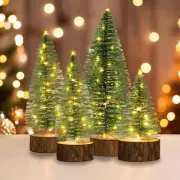 Xmas Tabletop Mini Christmas Tree LED Lights Home Tabletop Home Decor Tree 2024