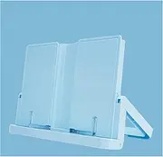 Book Stand Book Stand Reading Rest Book Holder Adjustable Document Holder Portable Cookbook Recipe Textbook Tablet Phone Holder 11 x 9 inch (Color : Blue)