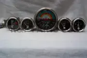 Tachometer Oil Temperature Amp Fuel Gauge Set for International IH 240 Utility