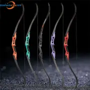 56" 18-50lbs Archery Takedown Recurve Bow Metal Riser for Bow Hunting Target