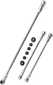 JECOMPRIS Gear Linkage Rods 3-piece Kit Aluminum Alloy Gear Shifting Rods for Smooth Operation