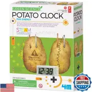 4M: Green Science: Potato Clock - DIY and Experience Battery-Free Renewable E
