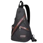 Canvas Sling Bag for Men Women Convertible Sling Backpack Crossbody Vintage C...