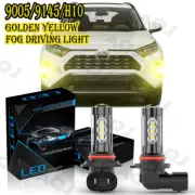 Fit For TOYOTA Rav4 2006-2021 2022 9005 Fog Light Projector Lens Yellow LED Bulb (for: Renault)