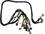 Brilluxa Wiring Harness, Engine Wire Loom, Compatible with Civic Integra B16 B18 D16, Tucked Electrical Kit, Automotive ECU Connector Assembly