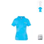 【FILA】女性 GOLF 吸濕排汗 短袖 運動POLO衫-水藍 5POX-2107-SB