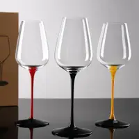 在飛比找ETMall東森購物網優惠-Crystal Wine Glasses with Red 