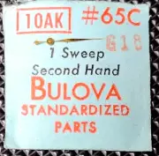 Bulova 10AK Sweep Second Hand #65C Gold 18 watch repair part #65C