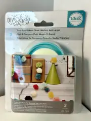 We R Memory Keepers Diy Party Pom Pom Maker 3 Sizes #O03