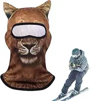 [Generic] Neck Gaiter Shield Scarf | Sun Protection Neck Gaiter in Lion Shape - Women's Balaclavas Shield Scarf Ear Protection for Outdoor Sports Adventure UV Guard