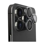 EFM 9H Tempered Glass Camera Lens Armour Guard For Apple iPhone 14 Pro Carbon