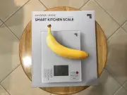 SHARPER IMAGE Smart Kitchen Scale Digital Display New in the Box 3 AAA included