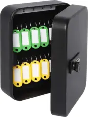 Decaller Secure Key Box with Combination Lock, Key Cabinet Wall Mount Lock Box