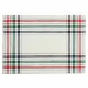 Kate Spade ~ Frost Street PLAID ~ Set of 4 Placemats ~Reversible Easy Care Vinyl