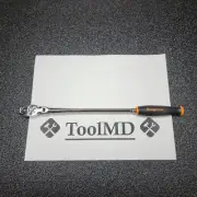 Snap-on Tools NEW 1/4" ORANGE X-Long Flex Head Quick Release Ratchet THRLLF72