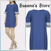 NWT BCBG MAXAZRIA SIZE XXS Philippa Color-Blocked Dress MSRP $228
