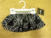 NEW Girl's 0-3 Months Spider Web Skirt Halloween Sparkle Tutu *FREE SHIPPING*