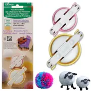 CLOVER Pom-Pom Maker 35mm & 45mm - Art No. 3124 Brand New and Sealed