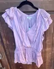 NWT Current Air Lilac Mauve Top, size S, Boutique brand, FREE SHIPPING