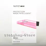 Tech21 Evo Mesh Soft Gel Flexible Snap Cover Case for iPhone 5 5s iPhone SE Pink