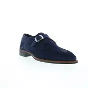 Di Bianco Parma Suede Mens Blue Suede Oxfords & Lace Ups Casual Shoes 9