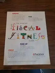 Phoenix Insurance Print Ad 1997 Fiscal Fitness