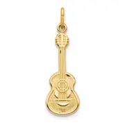 10k Yellow Gold Guitar Charm
