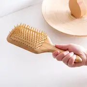 Home Simply - Bamboo Hair Brush As Figure Shown - One Size