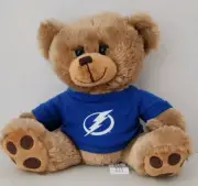 Tampa Bay Lightning Teddy Bear Plush Blue Shirt