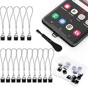 15PCS USB Type C Anti Dust Plug Kit Compatible with Samsung Galaxy S23,S23+,S23 S22 S21 S20 Ultra,S22,S22+,S21,S21+,S20,S20+,A54,A53,A8,A7 - Charger Cleaning Brush[Not Fit for iPhone 15 Pro Max Plus]