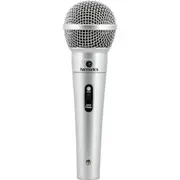 Harmonics MDC201 Hypercardioid Dynamic Microphone 4.5M Cable, Professional Grade Mic, Silver