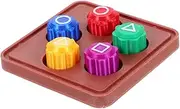 BESPORTBLE Traditional Game Set Pebbles with Base for Hand Eye Coordination and Material for Endless Fun and Cultural Experience