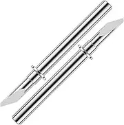 2 Pack Deep Cut Blade CABLDF1 for Brother ScanNCut, ScanNCut2, ScanNCut DX2 and DesignNCut, Using Higher Strength Tungsten Steel Material,Cut Including Foam and Balsa Wood, Silver