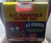 US General A/C Manifold Gauge Set Model 92649 Sealed