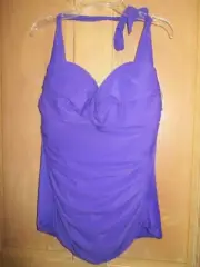 NEW MAGICSUIT 10 MIRACLESUIT Caitlin SWIMSUIT $150 RV Marine Blue Underwire