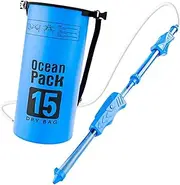 Backpack Water Soaker Toy 15L Party Favors Outdoor High Pressure Bathing Large Capacity, Blue