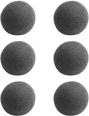 70mm/2.75" Grey Wool Dryer Balls 6pcs