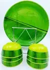 Melamine Banana Leaf Print Plate & Bowl Set Dinner Set 12 Pieces