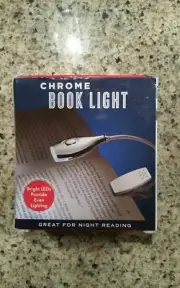 Chrome Book Light, great for Night Reading, New in Box