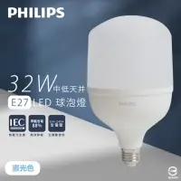 在飛比找momo購物網優惠-【Philips 飛利浦】LED HID HB 32W E2