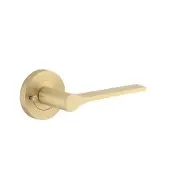 Como Lever Round Rose Privacy Kit (Inbuilt Privacy) Brushed Brass