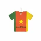 Personalized Cameroon Flag Jersey Car Air Freshener