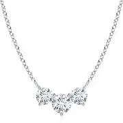Lab-Grown Classic Trio Diamond Necklace