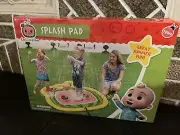 CoCoMelon Splash Pad, Outdoor Play Mat, Sprinkler for Kids and Baby Pool-NEW