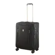 Victorinox Werks Traveller 6.0 - 63 cm 4 Wheel Expandable Softside Medium Suitcase - Black