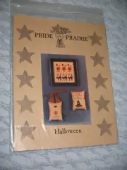 Pride of the Prairie Hartland Primitive Halloween Cross Stitch Pattern Chart