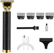 Men's Styling Electric Hair Trimmer Clippers Beard Shaver Cutting Cordless (Black USB Rechargeable)